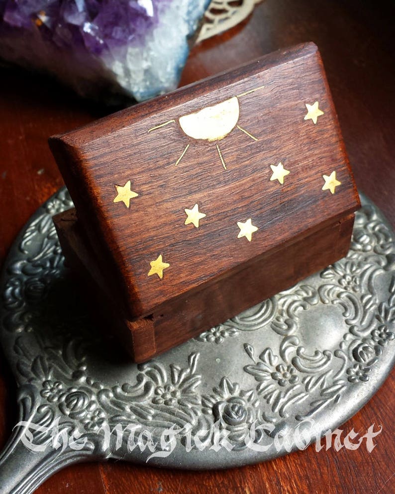 Golden Copal Incense in a Wooden Box Natural Resin Incense Etsy