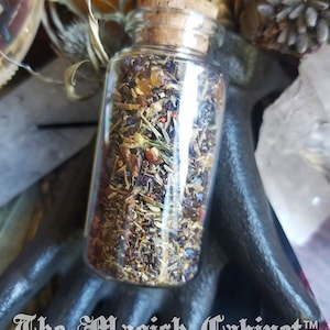 Manifest Incense for use in Manifesting Rituals, Witchcraft and Wicca Supplies, Handmade Natural Loose Resin Incense, Magical Aromatherapy image 2