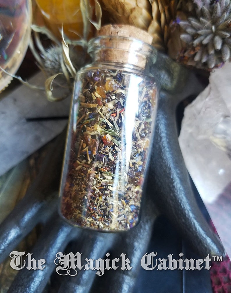 Manifest Incense for use in Manifesting Rituals, Witchcraft and Wicca Supplies, Handmade Natural Loose Resin Incense, Magical Aromatherapy image 2