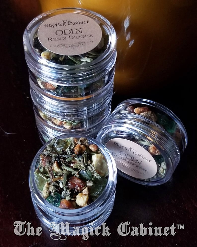 ODIN Incense in a Jar to Honor and Invoke Your Ancestors Etsy