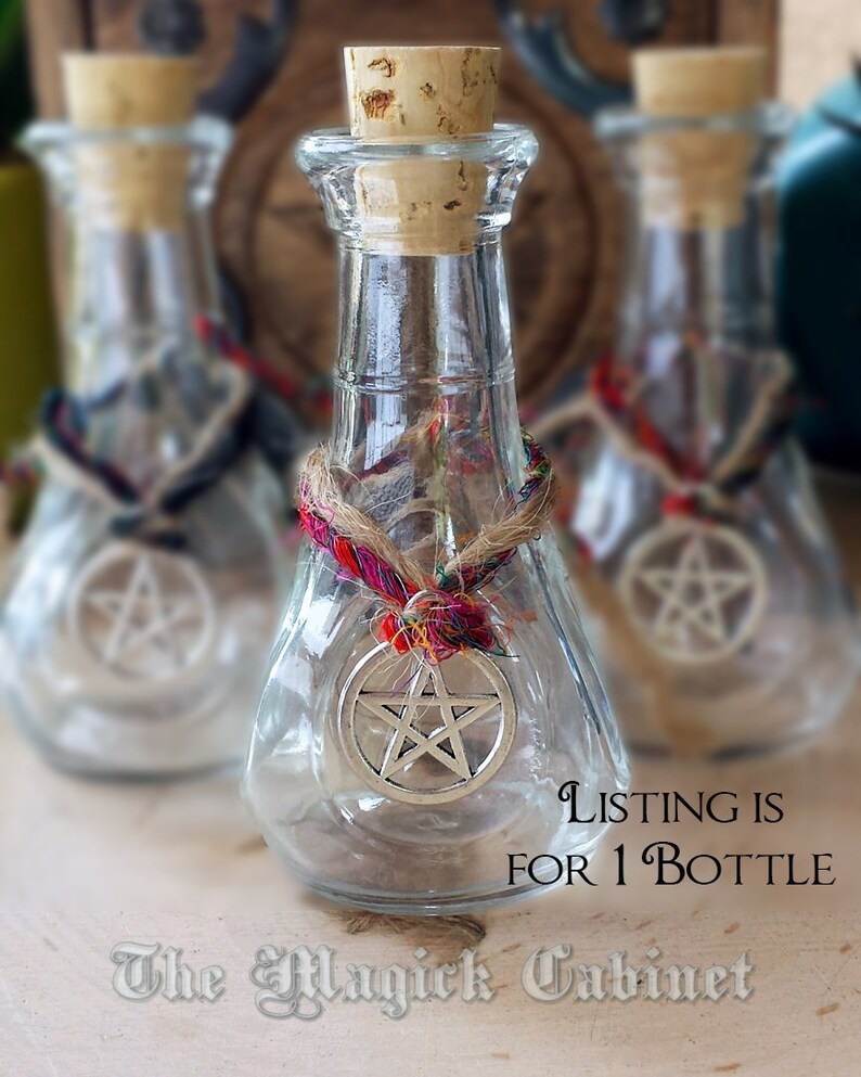 Witch Bottle for Your Potions and Witchcraft Herbs Wicca and Etsy