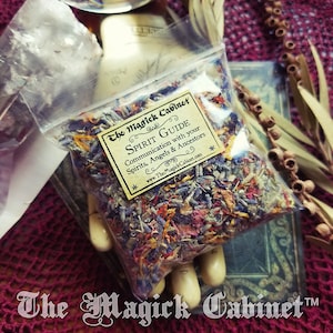 Spirit Guide Herbs: Witchcraft Rituals, Divination Incense (3&quot; x 3&quot; Bag)