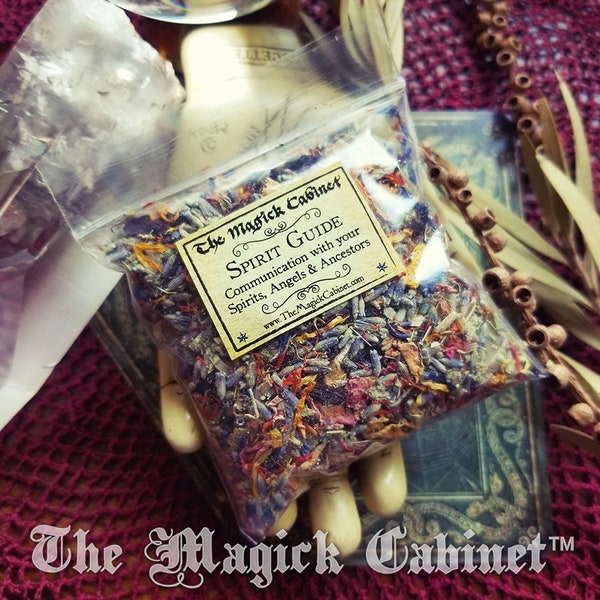 Spirit Guide Herbs for Spirit Communication, Witchcraft Herbs for magic rituals, Witchcraft Supply, Wicca Supplies for Magick