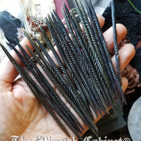 Iron Candle Scribe, Hand forged from Iron Nails, Old World Witchcraft Supplies for the Modern Witch, Occult and Pagan Supply, Witch Gifts