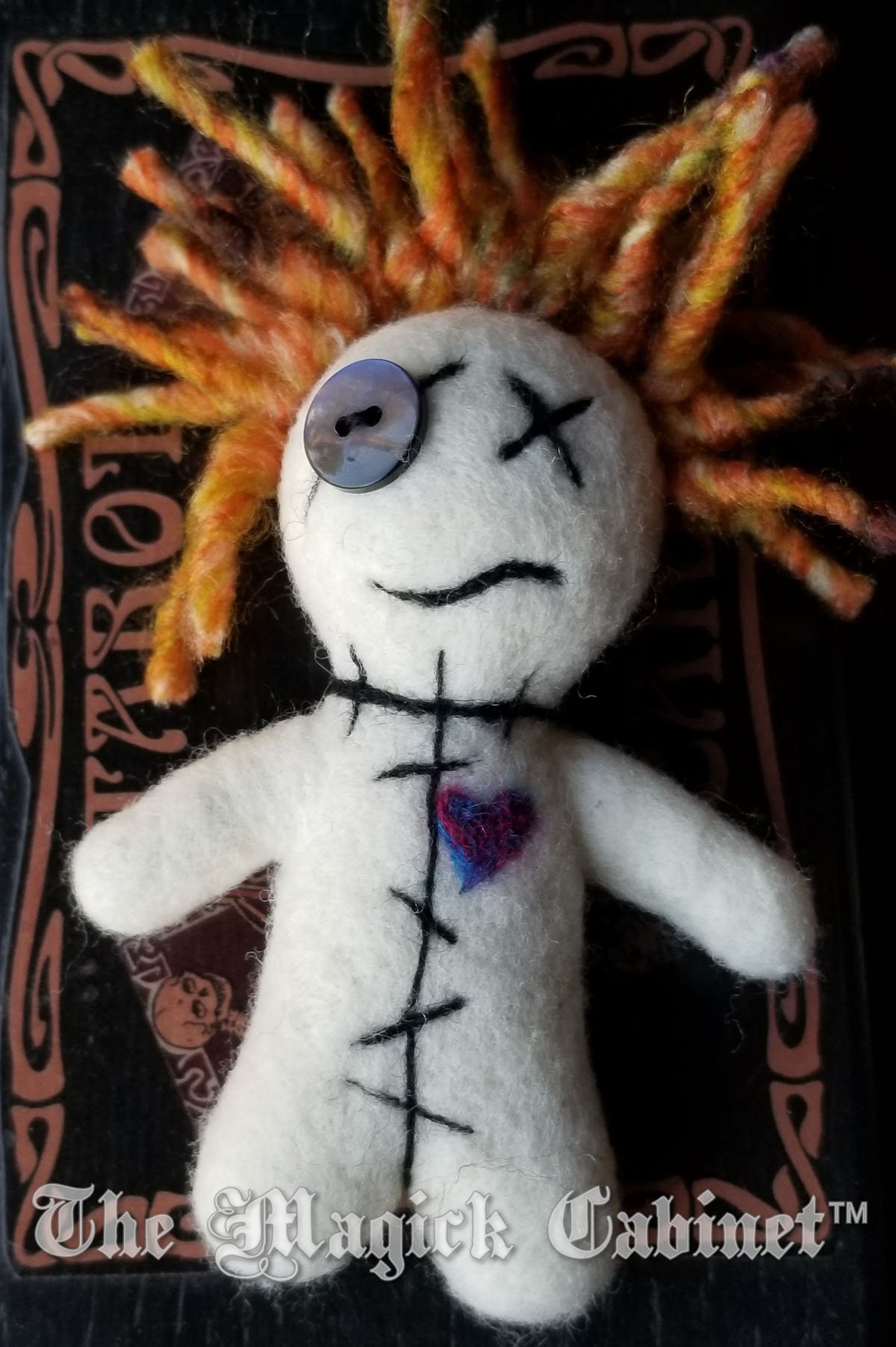 Voodoo Doll Needle Felted Witches Poppet Let me make you a Etsy