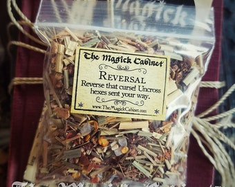 Reversal Herbs, Reverse that Curse, Witchcraft Herbs for Magick, Ritual Wicca Supply, Beginner Witch, Blessing and Hex, Herbal Witchcrafts