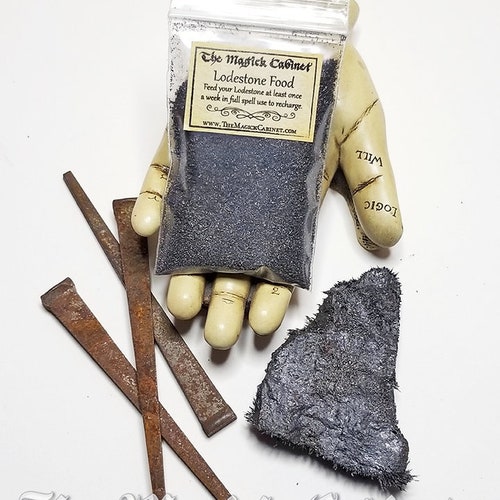 Lodestone Food: Ultra-Fine Iron Filings - Witchcraft Supply 2 oz
