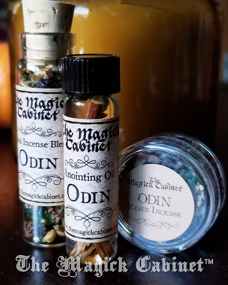 ODIN Incense in a Jar to Honor and Invoke Your Ancestors Etsy