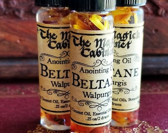 Beltane Ritual Oil, Let the fires of Beltane burn and your passions ignite on this Beltane night, Witchcraft Magick Wicca Supplies Aroma