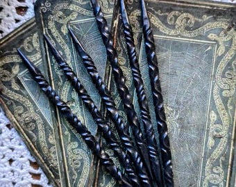 Hand Forged Iron Candle Scribe: Witchcraft Altar Tool