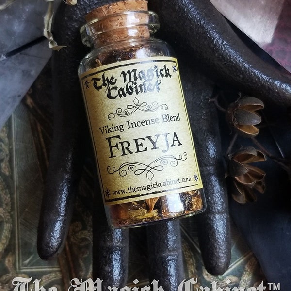 Freyja Resin Incense: Viking Rituals, Love, Beauty, High Magic