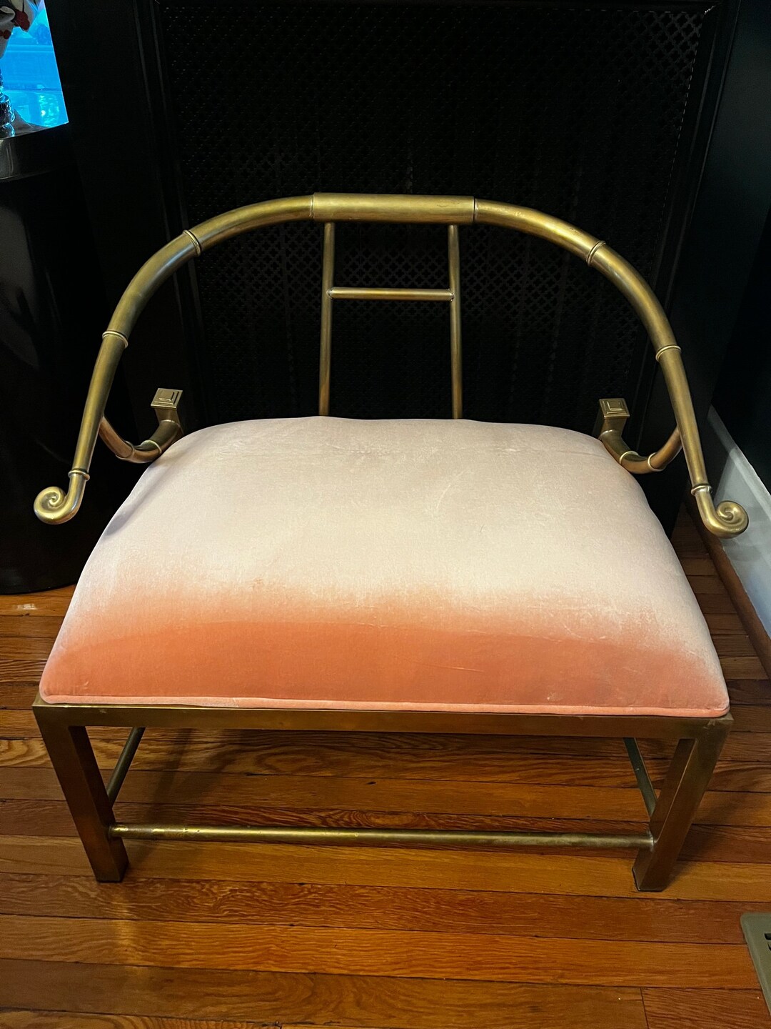 Mastercraft Brass Empress Chair - Etsy