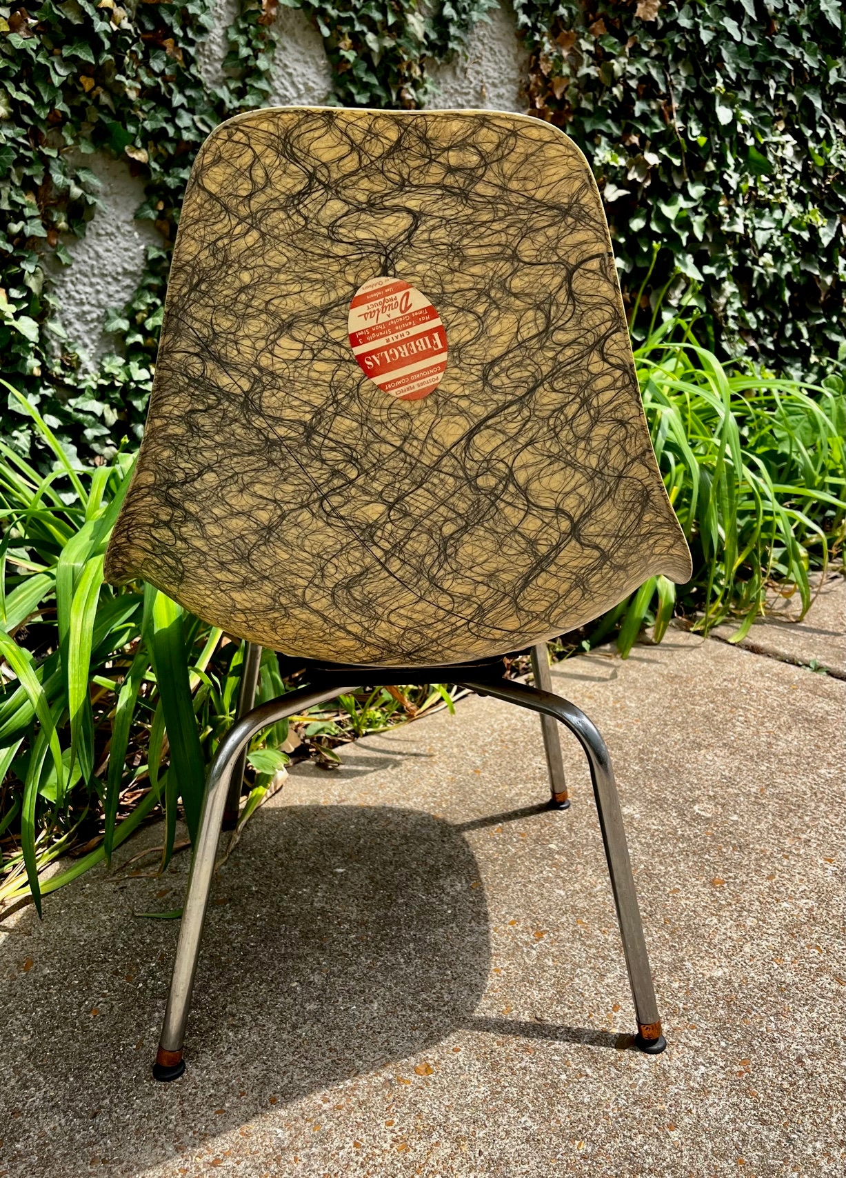 Fiberglass Swivel Side Shell Chair From Douglas - 1960s - Etsy