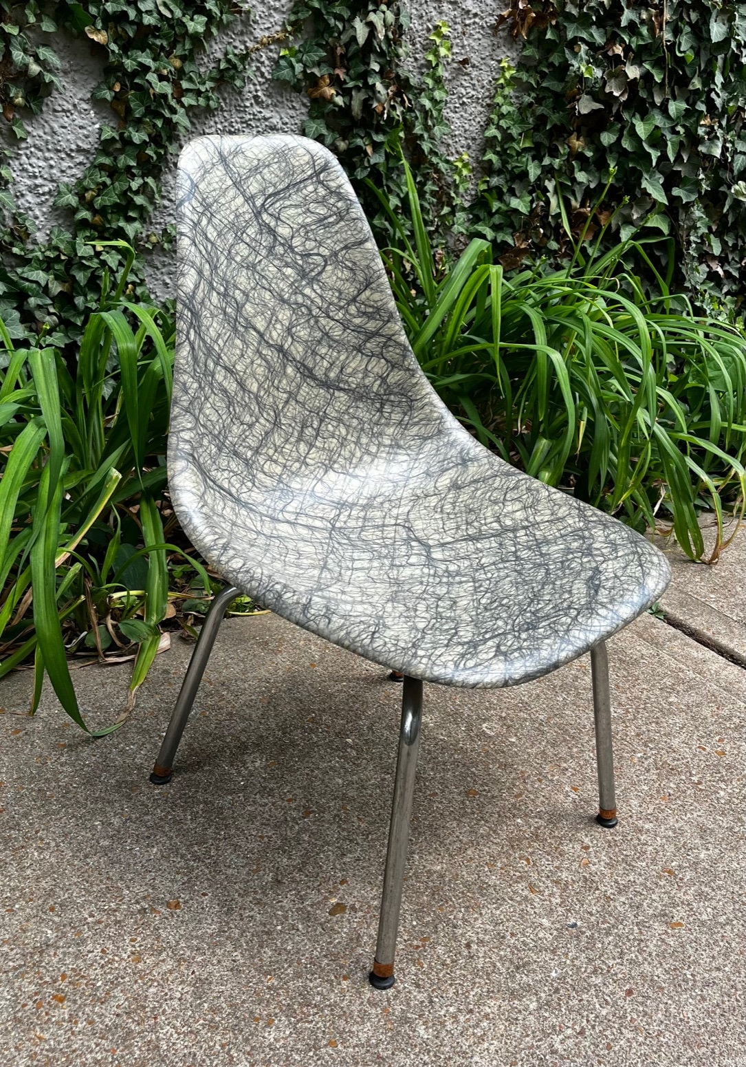 Fiberglass Swivel Side Shell Chair From Douglas - 1960s - Etsy
