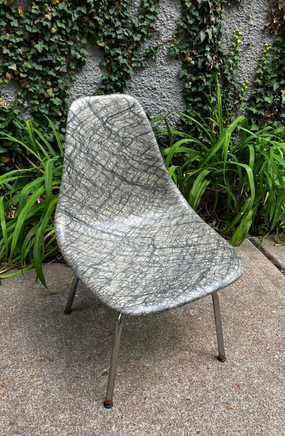 Fiberglass Swivel Side Shell Chair From Douglas - 1960s - Etsy
