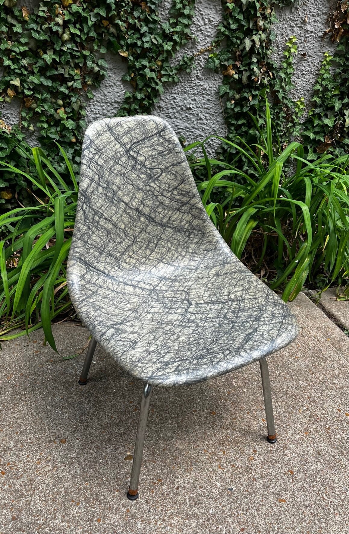 Fiberglass Swivel Side Shell Chair From Douglas - 1960s - Etsy