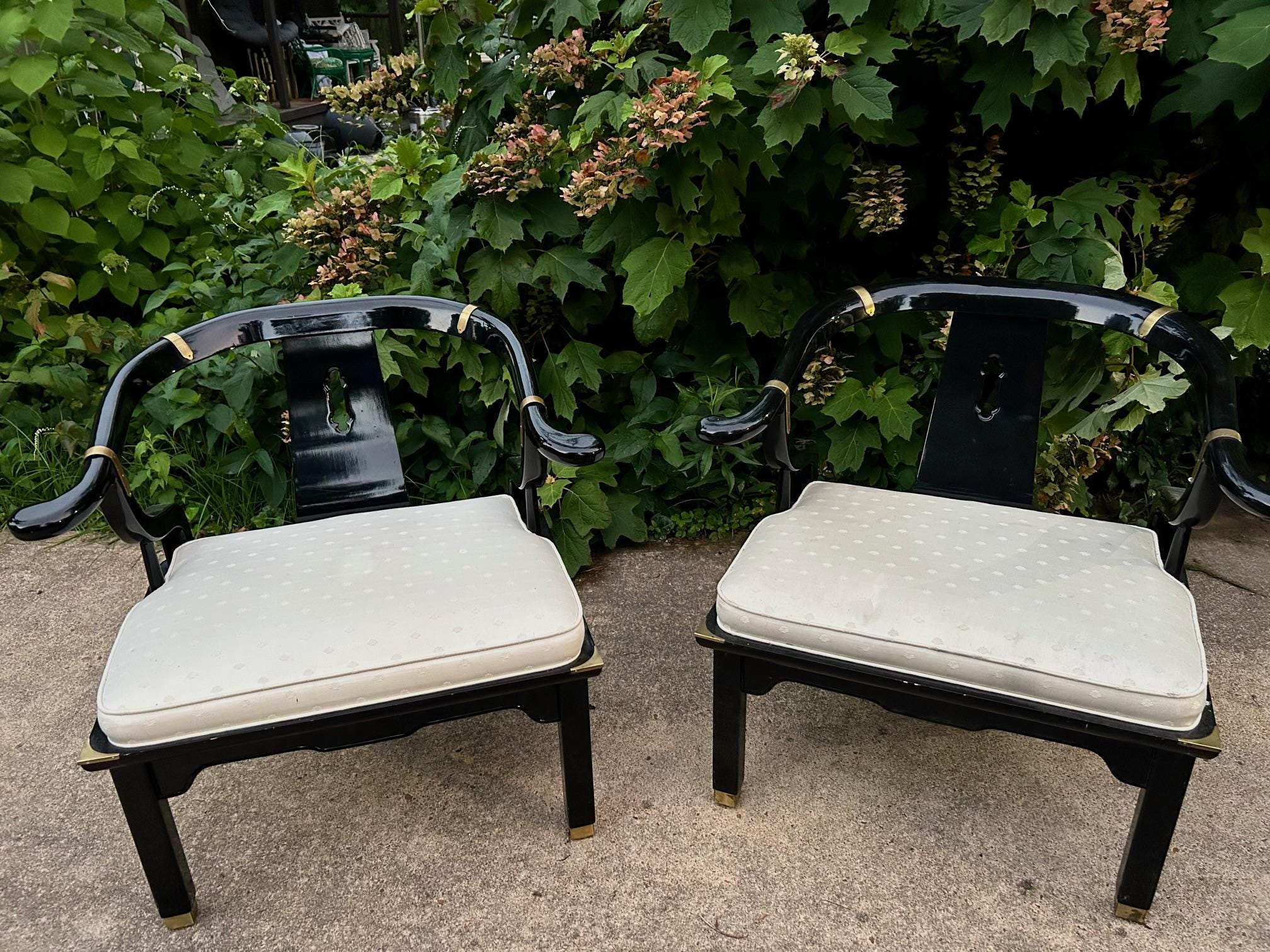 James Mont Century Ming Horseshoe Chair - Etsy