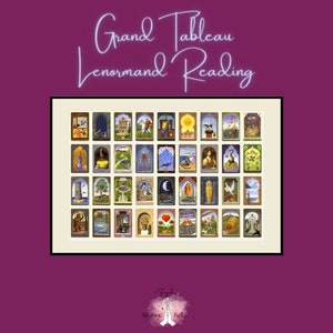 Grand Tableau Lenormand Reading cover done by Psychic Simone Bella