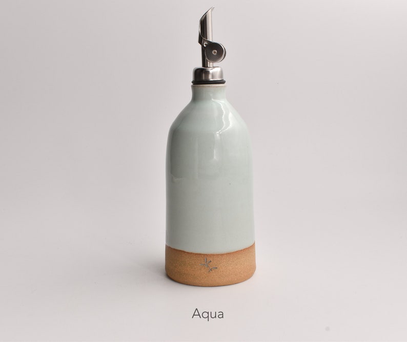 Olive Oil Cruet. BEST SELLER Vinegar Cruet Handmade Pottery Etsy