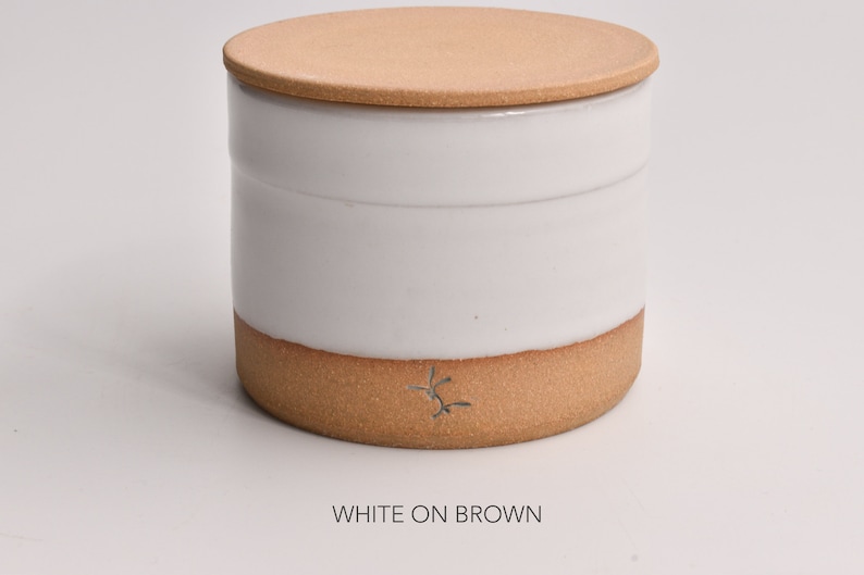 LindaReneePottery Butter Crock Butter Keeper - Thumbnail 4