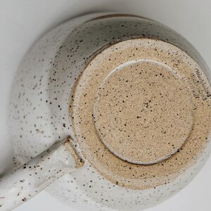 Latte Becher Handgefertigte Kaffee Moderne Bauernbecher Keramik Suppenschüssel Große Becher Abstrakte Kunst Kaffee Geschenkidee Cappiccino Becher Bild 7