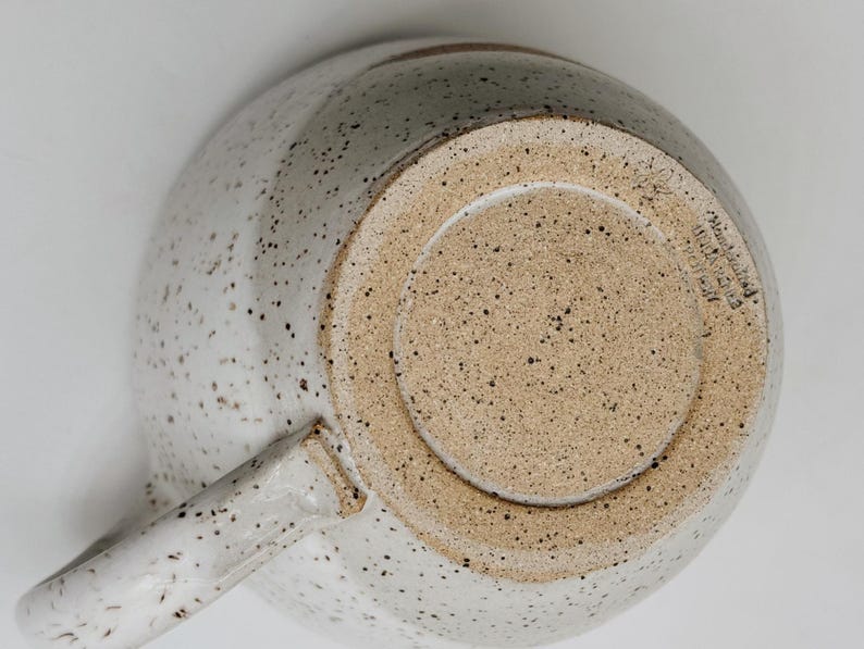 Latte Becher Handgefertigte Kaffee Moderne Bauernbecher Keramik Suppenschüssel Große Becher Abstrakte Kunst Kaffee Geschenkidee Cappiccino Becher Bild 7