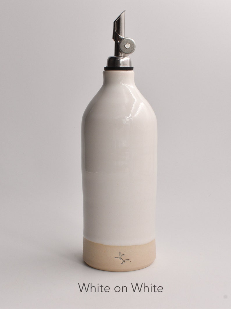 Olive Oil Cruet. BEST SELLER Vinegar Cruet Handmade Pottery Etsy