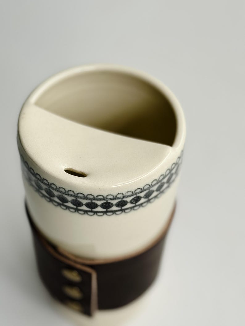 Handmade Mug, Ceramic Travel Mug, Travel Mug, Gift Set, Wheel Thrown