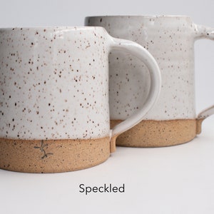 Pottery Mug, Basic coffee mug. Handmade, one-of-a-kind pottery.Multiple glazes. Coffee & tea accessory, open shelf styling, photoshoot prop. image 3