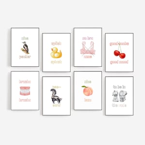 bathroom art set of 8 | wallart for bathroom | bathroom wall artwork | bathroom artwork | bathtub art | bathroom wall decor art | printables
