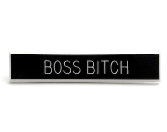 Boss Bitch pin, boss babe pin, feminist pin, etsy seller pin, business owner pin