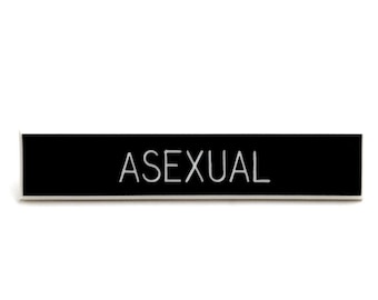 Asexual pin, lgbt accessory, ace pin, asexual pride pin, pride accessory