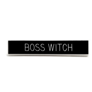 Boss witch pin, boss bitch pin, pagan pin, wiccan pin, occult pin, Halloween Accessory