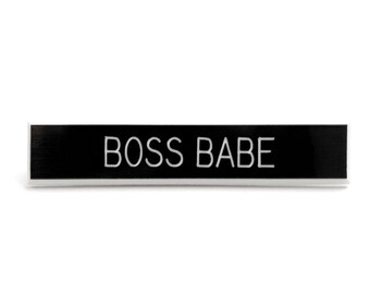Boss Babe pin, boss lady pin, feminist pin, like a boss pin, small business owner pin