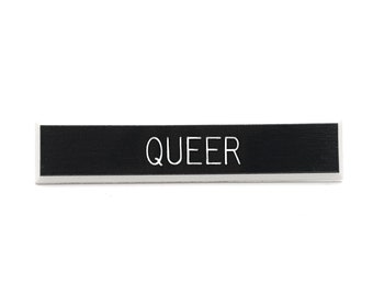 Queer pin, lgbt accessory, pride pin, Gay, Lesbian Pin, Bisexual Pin