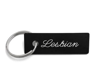 Lesbian Keychain, Gay keychain, pride keychain, lgbt accessory, queer keychain