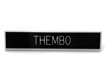 Thembo Pin, LGBT Accessoire, Nonbinary Pin, Queer Pin, Queer Accessory,They Them Pin