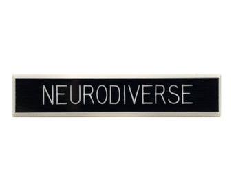 Neurodiverse Pin, Neurodiververgent Badge, ADHD Pin, Actually Autistic pin