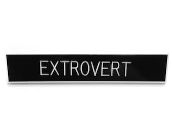 Extrovert pin, feminist pin, social anxiety pin, personality pin, talk to me pin