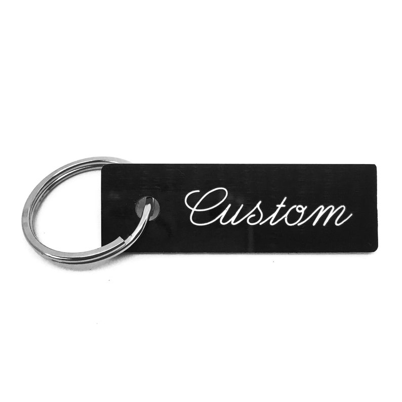 Custom keychain, Personalized Keychain, Birthday Gift, Anniversary Gift, Custom Keyring image 1