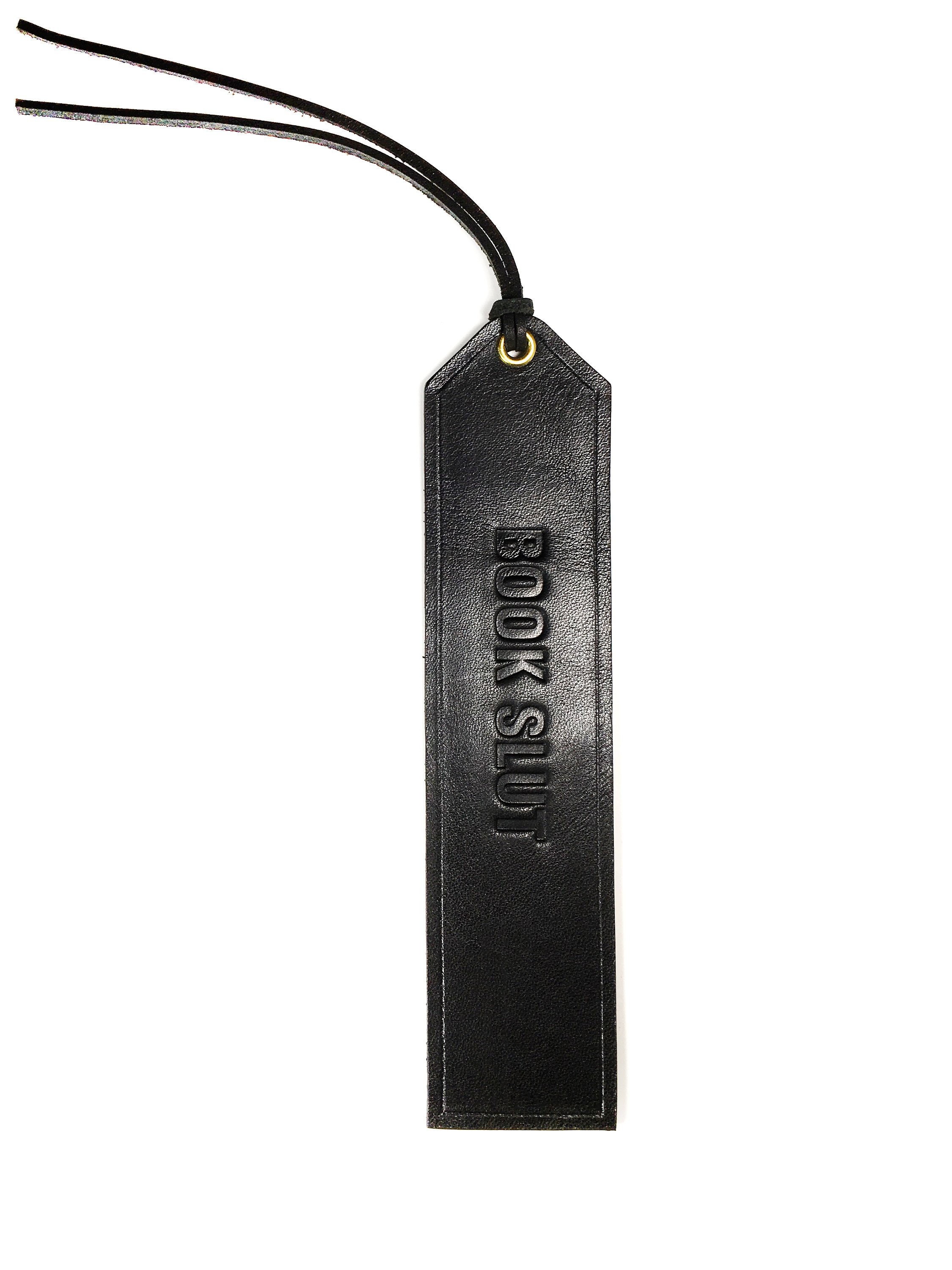 Book Slut Bookmark Leather Bookmark Leather Stamped - Etsy