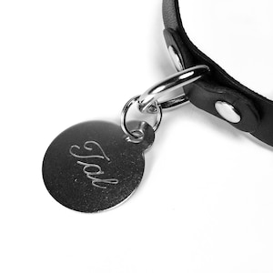 Custom Collar Tag, Personalized Collar Tag, Engraved Metal Tag zdjęcie 1