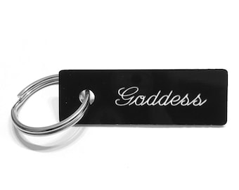 Goddess Keychain, Goddess Accessories, Goddess Charm, Empowerment Keychain, Feminist Keychain