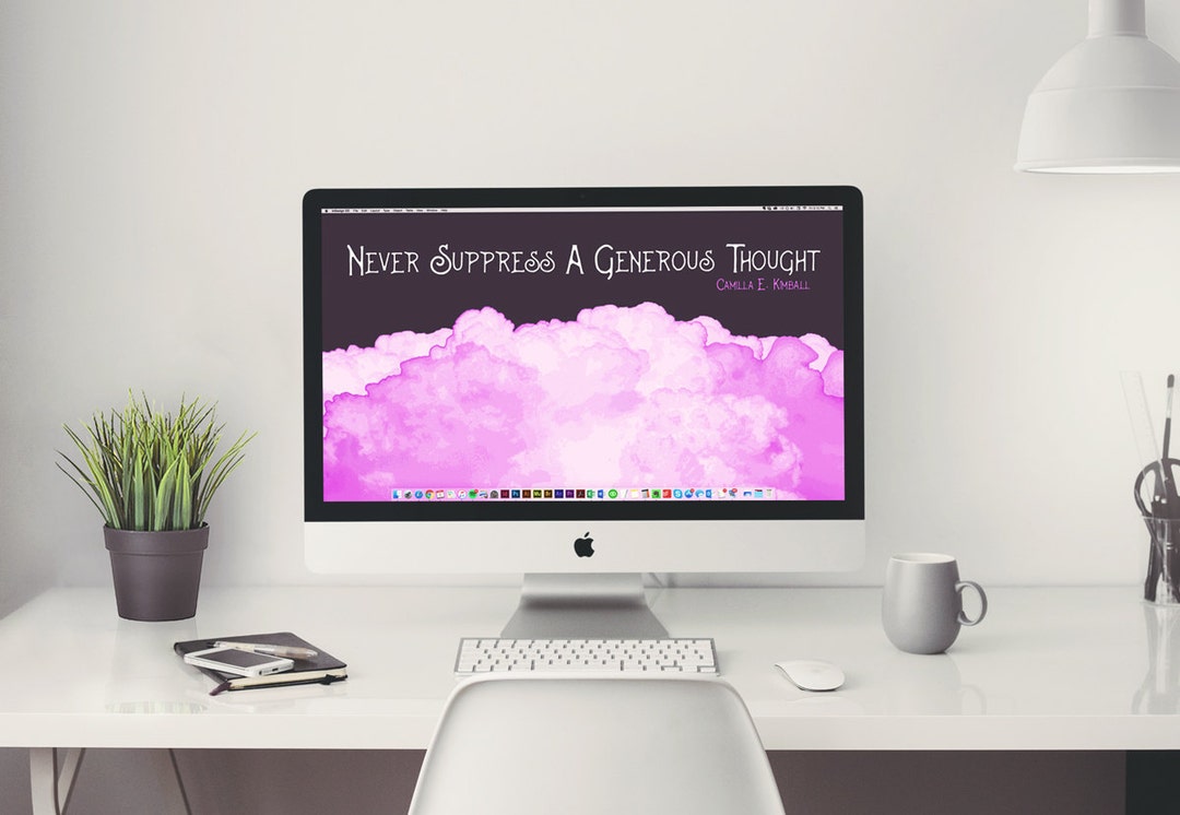 Non Stimulating Computer Background Computer Monitor Desktop Background Digital File - Never Suppress A ...