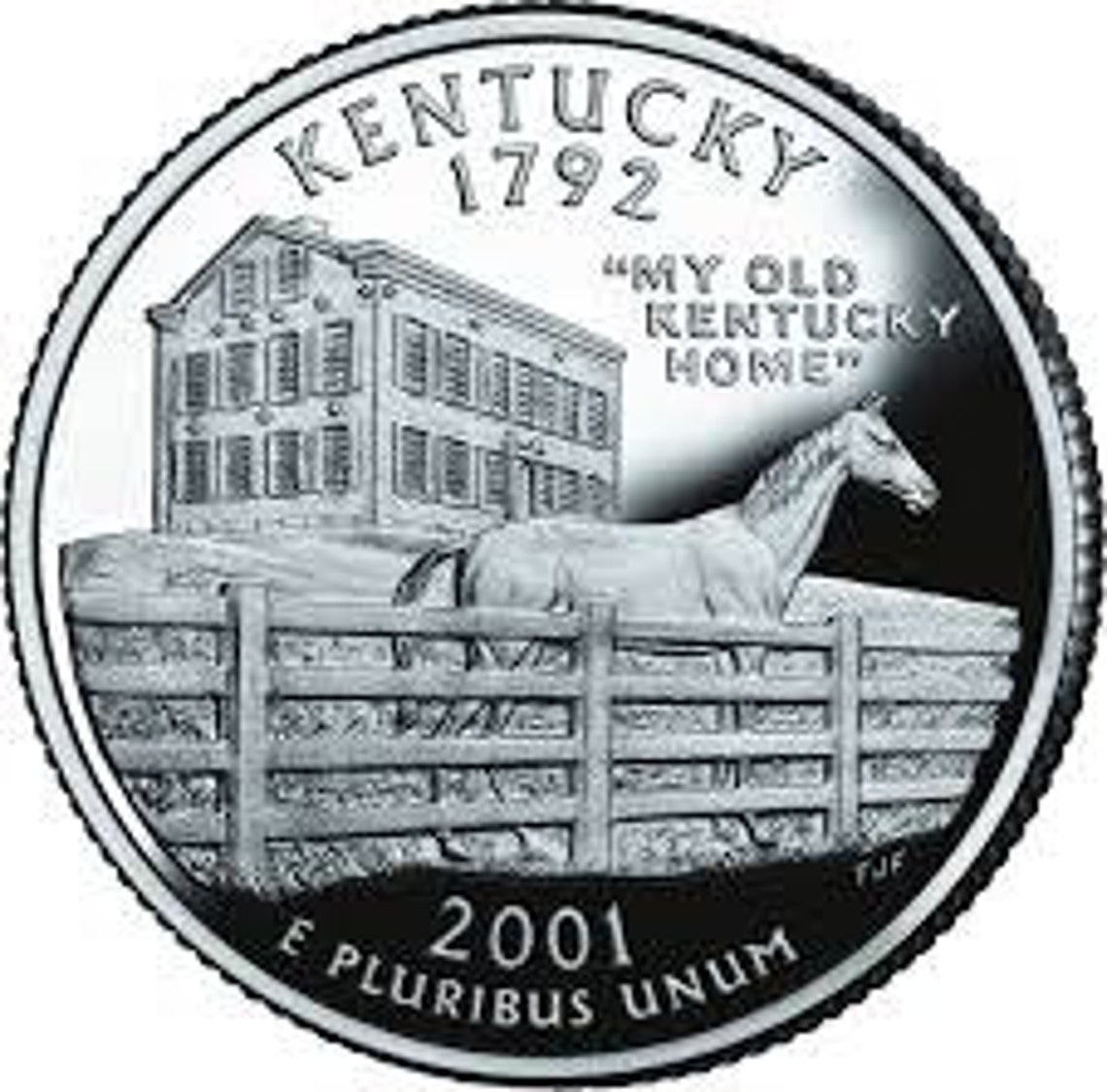 Kentucky My Old Kentucky Home Collectible Coin Cut Coin Etsy UK