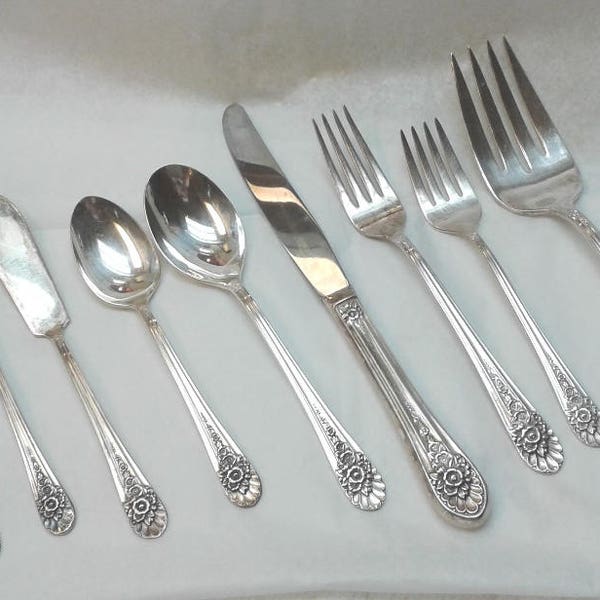 Jubilee Pattern Silver Plate Flatware by Wm. Rogers International Silver - Various Pieces For Your Selection