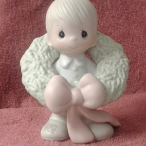 Vintage Precious Moments Figurine - &quot;Surrounded With Joy&quot; - Retired 1989