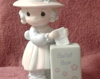 Vintage Precious Moments Figurine - "You Will Always Be My Choice" - Special Edition For Members Only - Closed 1989