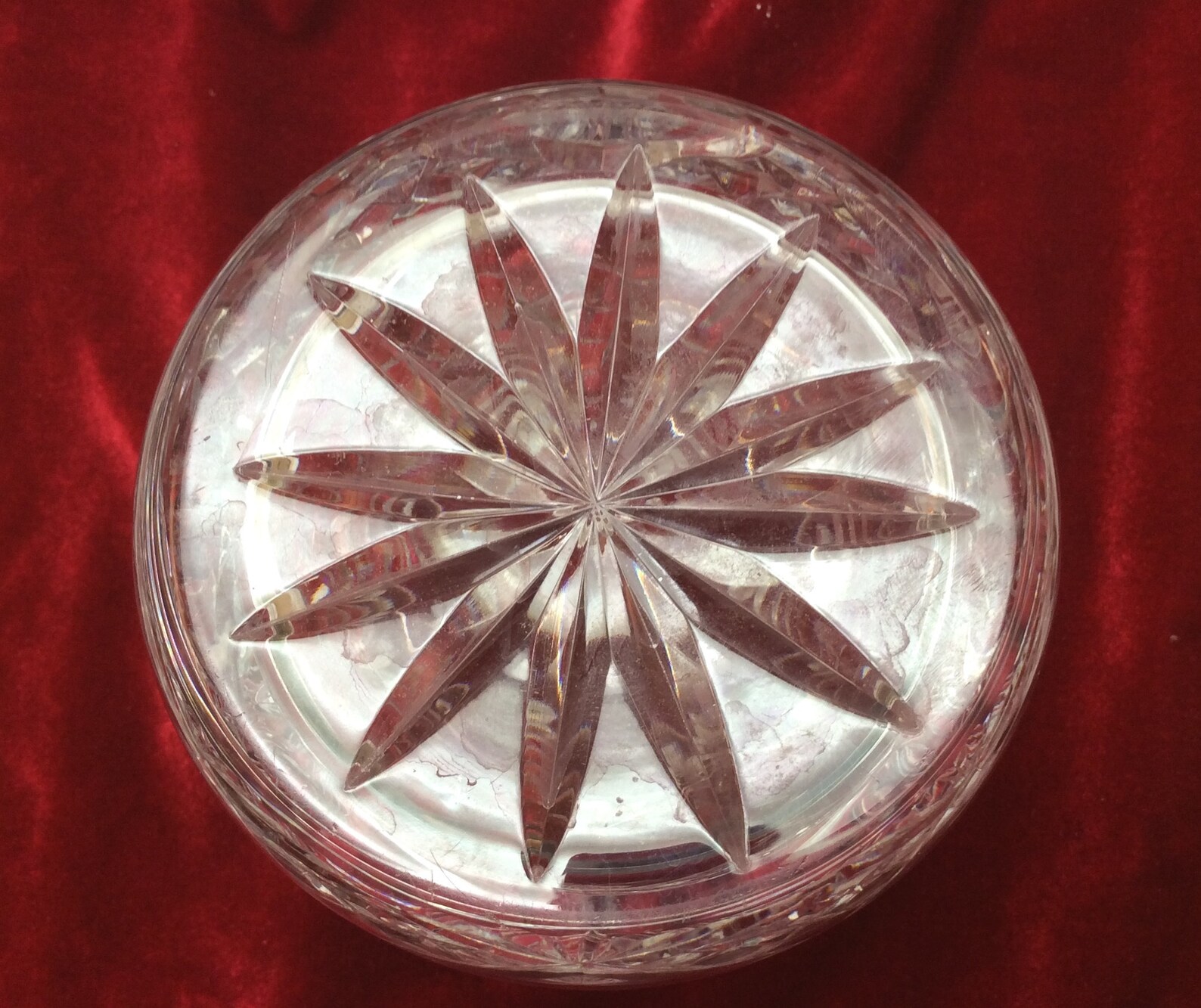 Vintage Pineapple Pattern Vase in Crystal Pressed Glass Etsy