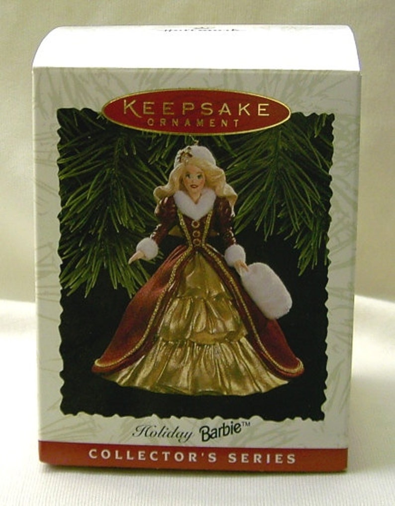 Hallmark Keepsake Barbie Ornament Holiday Barbie Collection Etsy